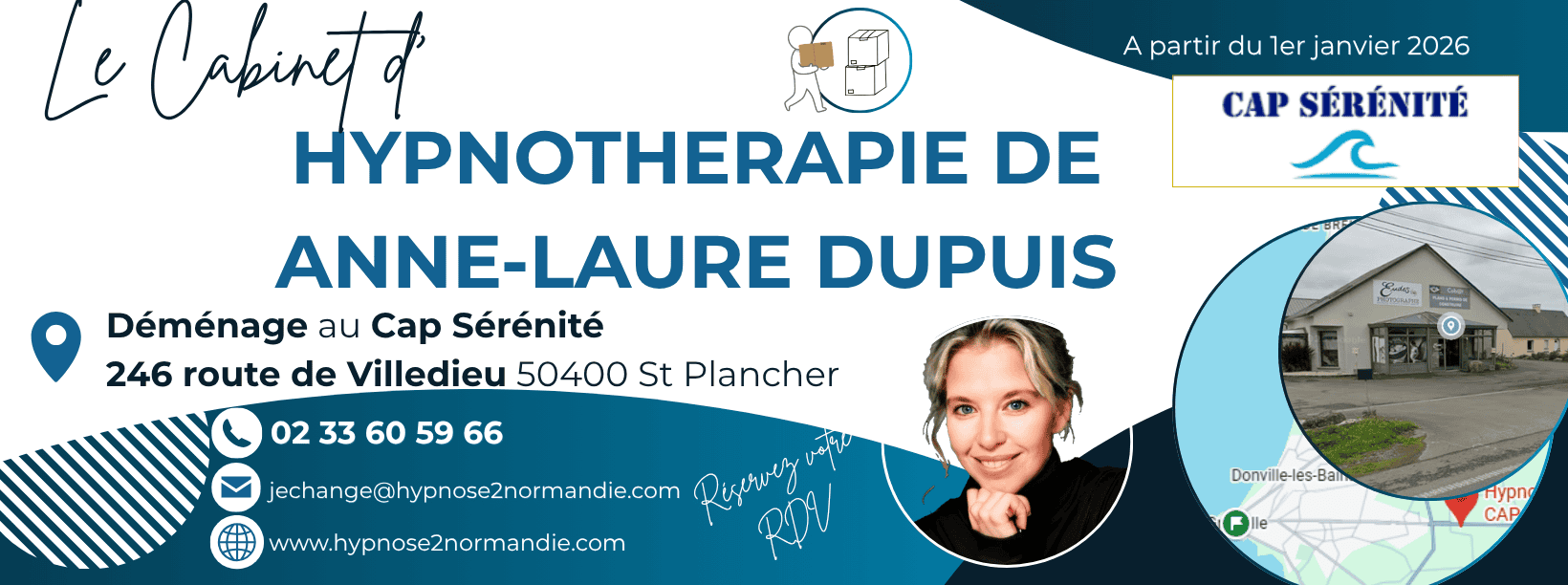 Ouverture cabinet Granville St Plancher Cap Sérénité